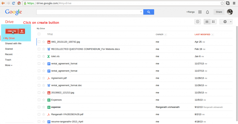 Google Drive web hosting