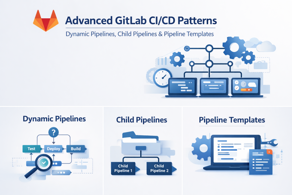 Advanced GitLab CI/CD Patterns: Dynamic Pipelines, Child Pipelines, and Pipeline Templates