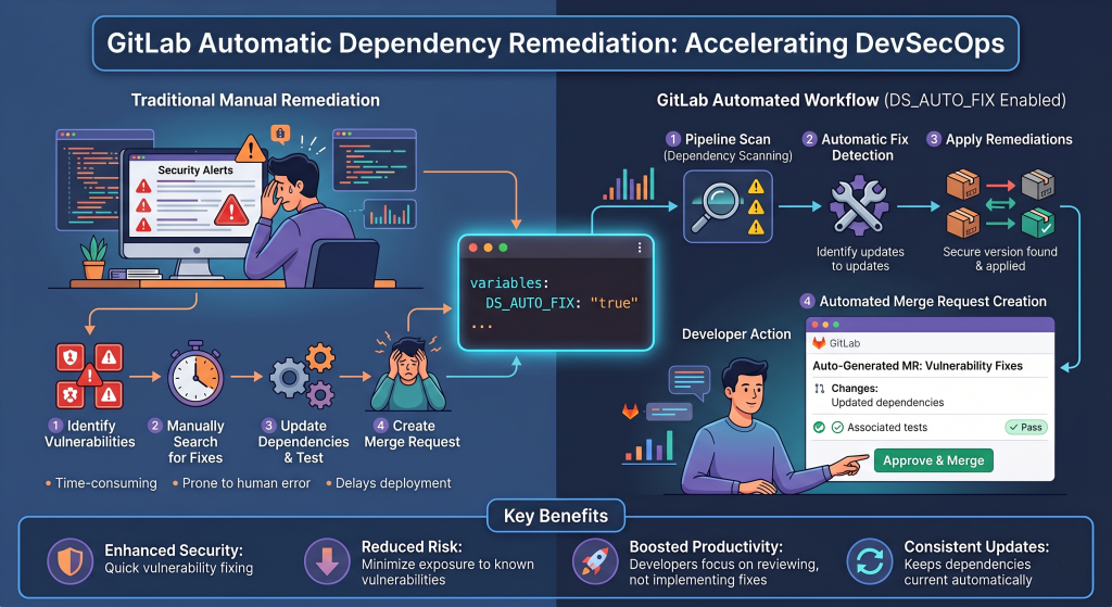 Automatic Dependency Remediation in GitLab: Secure Faster, Fix Smarter